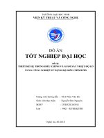 Thiết kế hệ thống điều chỉnh và giám sát nhiệt độ lò nung công nghiệp sử dụng bộ điều chỉnh pid 