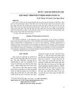 Cập nhật viêm phổi ở bệnh nhân Covid-19