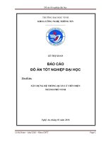 Xây dựng hệ thống quản lý tiền điện thành phố vinh 