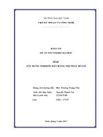 Xây dựng website bán hàng nội thất đồ gỗ 