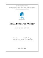 Khóa luận hoàn thiện công tác kế toán thanh toán với người mua, người bán tại công ty TNHH tư vấn và đầu tư the true 