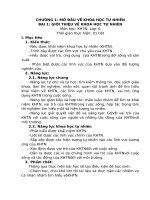 kế hoạch bài dạy HOÁ HOC-KHTN 6 ( bộ KẾT NỐI TRI THỨC VỚI CUỘ SỐNG)