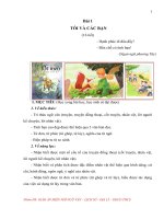 kế hoạch bài dạy ngữ Văn 6 bộ Kết nối tri thức với cuộc sống học kì 1