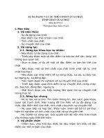 kế hoạch bài dạy HOÁ HỌC-KHTN 6 ( bộ CHÂN TRỜI SÁNG TẠO)