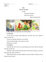 kế hoạch bài dạy NGỮ VĂN 6 sách KẾT NỐI TRI THỨC