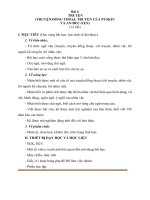 kế hoạch bài dạy ngữ Văn 6 bộ Cánh Diều học kì 2