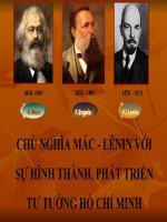 BÀI GIẢNG điện tử tư TƯỞNG hồ CHÍ MINH   CHỦ NGHĨA mác   lê NIN với sự HÌNH THÀNH và PHÁT TRIỂN tư TƯỞNG hồ CHÍ MINH ở VIỆT NAM