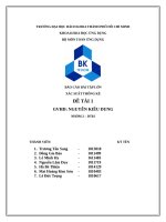 BÁO cáo bài tập lớn xác SUẤT THỐNG kê 