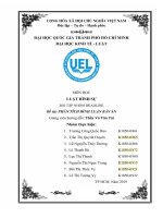 BÀI tập NHÓM DEADLINE đề tài PHÂN TÍCH BÌNH LUẬN bản án 