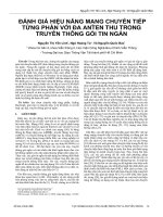 Đánh giá hiệu năng mạng chuyển tiếp từng phần với đa anten thu trong truyền thông gói tin ngắn