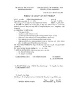 Luận văn thạc sĩ vật liệu xây dựng đề tài Nghiên cứu sử dụng phụ gia thủy hoạt tính tro trấu chế tạo ximăng portland pozzoland dùng cho công trình xây dựng nhiễm phèn mặn ở đồng bằng sông cửu long