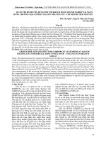 Quản trị rủi ro tín dụng đối với khách hàng doanh nghiệp tại Ngân hàng Thương mại cổ phần Sài Gòn Thương Tín - Chi nhánh Thái Nguyên
