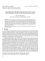 Vấn đề bình đẳng giới trong truyện ngắn các nhà văn nữ Việt Nam đương đại viết về tình yêu, hôn nhân, gia đình