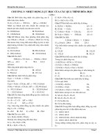 Bài tập Hóa Đại cương - Chương 3 - Đáp án (2)