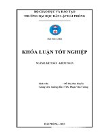 Luận văn hoàn thiện tổ chức kế toán doanh thu chi phí và xác định kết quả kinh doanh tại công ty TNHH MTV xi măng vicem hải phòng 