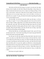 Luận văn hoàn thiện công tác kế toán doanh thu chi phí xác định kết quả kinh doanh tại công ty cổ phần kim chính 