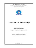 Luận văn hoàn thiện tổ chức kế toán chi phí sản xuất và tính giá thành sản phẩm tại công ty cổ phần lisemco 5 