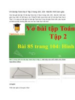 Vở bài tập toán lớp 5 tập 2 trang 104