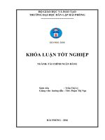 Luận văn giải pháp phát triển dịch vụ thẻ tại ngân hàng nông nghiệp và phát triển nông thôn chi nhánh thủy nguyên 