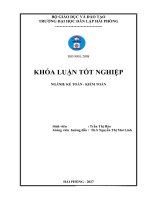 Luận văn hoàn thiện công tác kế toán doanh thu chi phí và xác định kết quả kinh doanh tại công ty CPTM vận tải dũng thắng 