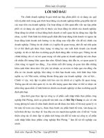 Luận văn hoàn thiện công tác tổ chức lập và phân tích bảng cân đối kế toán tại công ty cổ phần xuất nhập khẩu thực phẩm công nghiệp hải phòng 