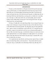 Luận văn hoạch định chiến lược kinh doanh cho công ty cổ phần đầu tư tài chính hưng thịnh từ nay đến năm 2015 