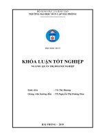 Biện pháp cải thiện tình hình tài chính tại chi nhánh bưu chính viettel hải phòng tổng CTY CP bưu chính viettel 