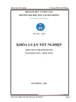 Luận văn hoàn thiện tổ chức kế toán doanh thu chi phí và xác định kết quả kinh doanh tại công ty cổ phần đầu tư và xây lắp thương mại 