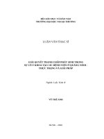 Giải quyết tranh chấp phát sinh trong sự cố y khoa tại các bệnh viện ở Quảng Ninh  thực trạng.