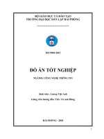 Luận văn xây dựng chương trình quản lý thông tin sửa chữa trang thiết bị tại trường đại học dân lập hải phòng 