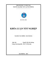 Luận văn một số giải pháp nâng cao hiệu quả hoạt động cho vay tại ngân hàng thương mại cổ phần sài gòn thương tín chi nhánh hải phòng 