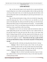 Luận văn hoàn thiện tổ chức lập và phân tích báo cáo kết quả kinh doanh tại công ty liên doanh làng quốc tế hướng dương GS hải phòng 