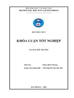Luận văn nghiên cứu đánh giá một số tác động chính tới môi trường của dự án sản xuất đồ gỗ 