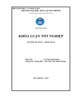 Luận văn hoàn thiện công tác lập và phân tích bảng cân đối kế toán tại công ty cổ phần đầu tư phát triển phú đức quang 