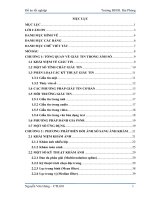 Luận văn tìm hiểu kỹ thuật giấu tin trong ảnh khảm số 