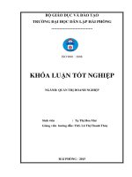 Luận văn một số biện pháp nhằm hoàn thiện phương pháp tính lương cho khối lao động gián tiếp tại công ty cổ phần cảng nam hải 