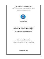 Luận văn phân đoạn ảnh dựa trên thuật toán nở vùng 