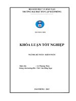 Luận văn hoàn thiện công tác kế toán tiền lương và các khoản trích theo lương tại công ty TNHH âm nhạc việt thành 