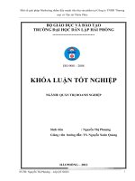 Luận văn một số giải pháp marketing nhằm đẩy mạnh tiêu thụ sản phẩm tại công ty TNHH thương mại và vận tải thiên phúc 