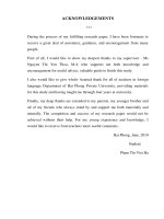 Luận văn a study on english idioms and proverbs relating to fruits 