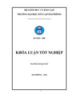 Luận văn a study on english idioms and proverbs relating to colors in comparision with vietnamese 