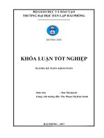 Luận văn hoàn thiện công tác kế toán vốn bằng tiền tại công ty cổ phần xây dựng 204 