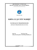 Luận văn một số giải pháp marketing nhằm đẩy mạnh tiêu thụ sản phẩm của công ty TNHH gas petrolimex hải phòng tại khu vực duyên hải bắc bộ 