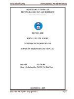 Luận văn một số biện pháp nâng cao hiệu quả sử dụng nguồn nhân lực tại công ty TNHH DHQ 