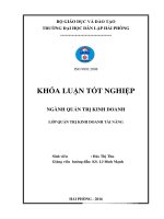 Luận văn một số giải pháp nhằm nâng cao hiệu quả hoạt động kinh doanh của công ty TNHH thương mại và vận tải hưng phát 