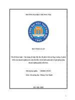 Vận dụng lý luận tích lũy để phân tích sự tăng trưởng và phát triển của doanh nghiệp mà anh,chị biết, từ đó kiến nghị một số giải pháp giúp doanh nghiệp phát triển hơn  