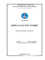 Luận văn thực trạng và giải pháp xử lý nợ xấu tại ngân hàng TMCP công thương việt nam chi nhánh sông nhuệ 