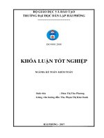 Luận văn hoàn thiện công tác kế toán vốn bằng tiền tại chi nhánh công ty TNHH giao nhận vận tải DH 