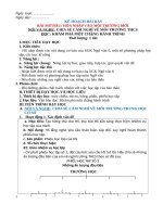 KHBD Giáo án Ngữ văn 6 HK 1 Chân trời sáng tạo