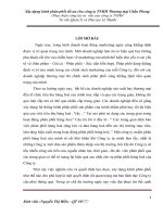 Luận văn xây dựng kênh phân phối tối ưu cho công ty TNHH thương mại chấn phong thực hiện công tác tư vấn của công ty TNHH tư vấn quản lý và đào tạo lê mạnh 